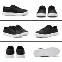 Tênis Infantil Molekinho Casual Preto Masculino Dia a Dia Tamanho:35Cor:Preto