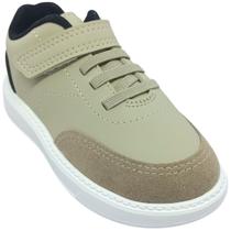 Tênis Infantil Molekinho Menino com Detalhe Camurça Conforto