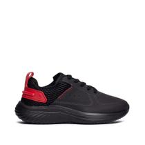 Tênis Infantil Molekinho Napa Floather Preto/vermelho Tênis Infantil Molekinho Napa Floather Preto/vermelho