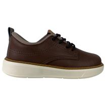 Tênis Infantil Molekinho Social Monaco Casual Conforto Cor:MarromTamanho:21