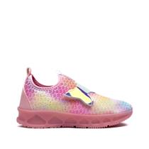 Tênis Infantil Novopé Sereia com Luzes de Led Rosa Claro Tênis Infantil Novopé Sereia com Luzes de Led Rosa Claro