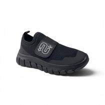 Tênis Infantil Novopé Soft Sport Calce Fácil Preto e Branco - Tênis Infantil Novopé Soft Sport Calce Fácil Preto e Branco -