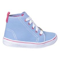 Tênis Infantil Old Casual Feminino Cano Alto Botinha Tradicional Menina