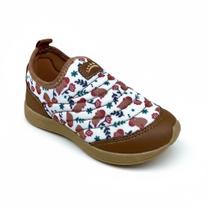 Tênis Infantil Ortopasso Capivara Calce Fácil Jogging Confortável Diversão e Aventura