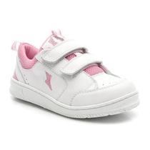 Tênis Infantil Ortopédico Branco/rosa Natural Step (23)