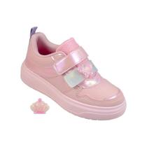 Tênis Infantil Pampili Rosa Estiloso Com Brilho e Conforto
