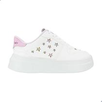 Tênis Infantil Pink Cats Branco V6211 Tênis Infantil Pink Cats Branco V6211