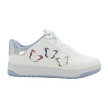 Tênis Infantil Pink Cats Casual Branco e Azul