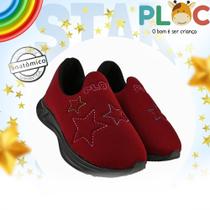 Tênis infantil Ploc Star - Jogging Menina Anatômico