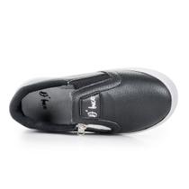 Tênis infantil Preto Menino Menina Sem Cadarço Com Ziper SlipCom Zíper Tênis infantil Preto Menino Menina Sem Cadarço Com Ziper SlipCom Zíper