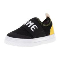 Tênis infantil slip on mini passo - 16404 Tênis infantil slip on mini passo - 16404