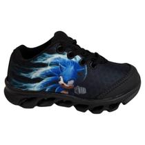 Tenis Infantil Sonic Masculino Luzinha Led Luz Confortavel Macio Tenis Infantil Sonic Masculino Luzinha Led Luz Confortavel Macio