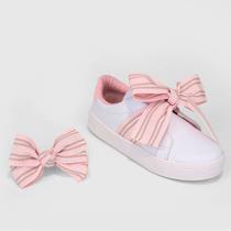 Tênis Infantil Tininha Laço Bicolor Menina Tênis Infantil Tininha Laço Bicolor Menina