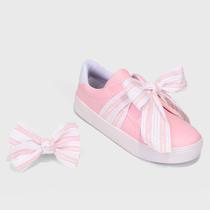 Tênis Infantil Tininha Laço Bicolor Menina Tênis Infantil Tininha Laço Bicolor Menina