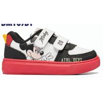 Tenis infantil tiras autocolantes Original Mickey Disney (Dyan DMY07DY) COR:BRANCOTAMANHO:27