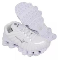 Tênis Infantil Unissex 12 Molas Shox Refletivo Criança Estilo Confortável - Spacemanshoes