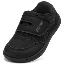 Tênis infantis STQ KIDS Barefoot Shoe Wide Toe Box Preto