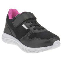 Tênis Infanto-juvenil Feminino Street Preto Pink Unipasso 124-06-091 Tênis Infanto-juvenil Feminino Street Preto Pink Unipasso 124-06-091