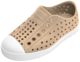 Tênis Jefferson Native Shoes Flax Tan Shell White Infantil 7T