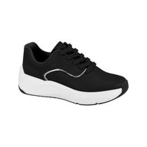 Tênis Jogging Beira Rio Feminino Casual Confortável Preto