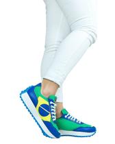 Tênis Jogging Max Design Brasil Verde E Amarelo Feminino/Masculino (Unissex) - Legut