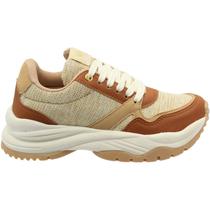 Tênis Jogging Vanscy Tecido Tramado Feminino