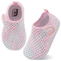 Tênis JOINFREE para Esportes Aquáticos Infantil Meias Aquáticas Rosa e Branco