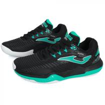 Tênis Joma Point Clay Saibro Preto e Azul Claro 42