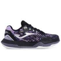 Tênis Joma Point Lady - Clay Saibro - Preto e Roxo Tênis Joma Point Lady - Clay Saibro - Preto e Roxo