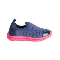 Tênis Jump Kids Baby Star Azul Marinho E Pink Tênis Jump Kids Baby Star Azul Marinho E Pink