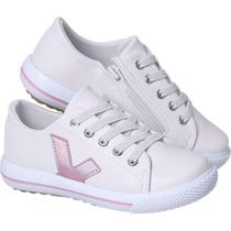 Tenis Junior Xua Xua Feminino Casual Branco