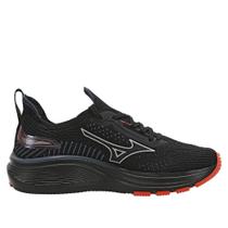 Tênis Juvenil Mizuno Cool Ride 3 SoftierFoam Preto/Vermelho Tênis Juvenil Mizuno Cool Ride 3 SoftierFoam Preto/Vermelho