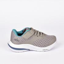 TENIS K-360 SUPER LEVE CINZA/AZUL/VERDE Kidy TENIS K-360 SUPER LEVE CINZA/AZUL/VERDE Kidy