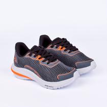 TENIS K-360 SUPER LEVE GRAFITE/LARANJA NEON Kidy TENIS K-360 SUPER LEVE GRAFITE/LARANJA NEON Kidy