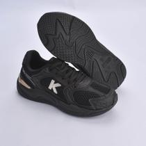 Tenis k360 retro preto ouro