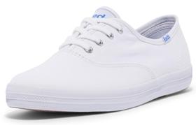 Tênis Keds Champion Canvas para mulheres, branco, tamanho 10 de largura Tênis Keds Champion Canvas para mulheres, branco, tamanho 10 de largura