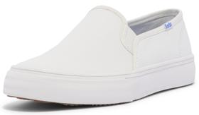 Tênis Keds Double Decker feminino de couro branco tamanho 7.5