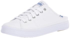 Tênis Keds Kickstart Mule Canvas para mulheres, branco, tamanho 6 Tênis Keds Kickstart Mule Canvas para mulheres, branco, tamanho 6