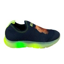 Tênis Kidy Flex Light Luzes Capivara Azul Marinho Infantil Tênis Kidy Flex Light Luzes Capivara Azul Marinho Infantil