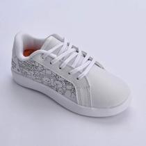 Tênis Kidy Hype Infantil Branco Com Caderno P/ Colorir Tênis Kidy Hype Infantil Branco Com Caderno P/ Colorir