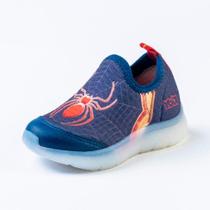 Tenis Kidy Spider Calce Facil Com LED