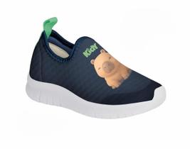 TENIS KIDY ULTRA FLEX MARINHO/VERDE Kidy