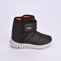 TENIS KIDY ULTRA FLEX PRETO/LARANJA NEON Kidy