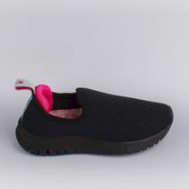 TENIS KIDY ULTRA FLEX PRETO/PINK NEON Kidy