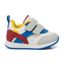 Tênis Klin Baby Walk 453 Branco/Gelo/Ciano Tênis Klin Baby Walk 453 Branco/Gelo/Ciano