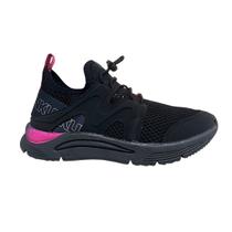 Tênis Klin Infantil Meninas New Sport 480020 Preto/Pink Tênis Klin Infantil Meninas New Sport 480020 Preto/Pink