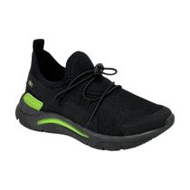 Tênis Klin Infantil New Sport 480068 Preto/Verde Tênis Klin Infantil New Sport 480068 Preto/Verde