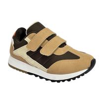 Tênis Klin Infantil Walk Mini 216127 Café/Capuccino/Off White Tênis Klin Infantil Walk Mini 216127 Café/Capuccino/Off White