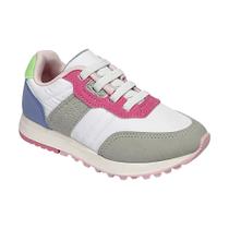 Tênis Klin Infantil Walk Mini 216131 Branco/Gelo/Rosa Tênis Klin Infantil Walk Mini 216131 Branco/Gelo/Rosa