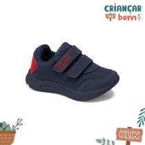 Tênis Klin Menino New Sport Mini - Marinho/Vermelho